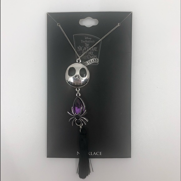 Nightmare Before Christmas Jack Fringe Pendant Necklace - Picture 2 of 5